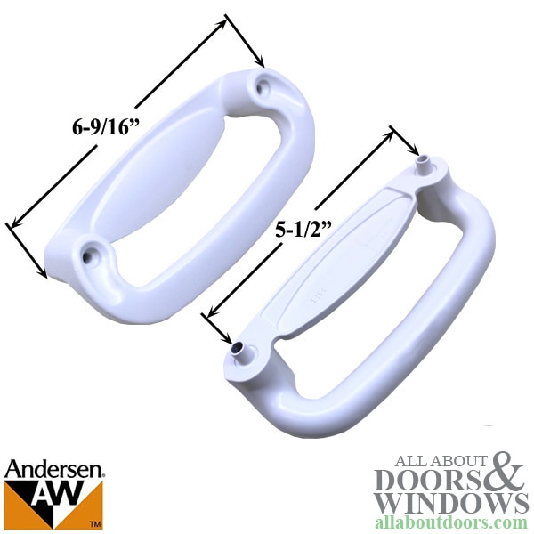 Andersen Sliding Door Handle Dimensions – Tribeca White