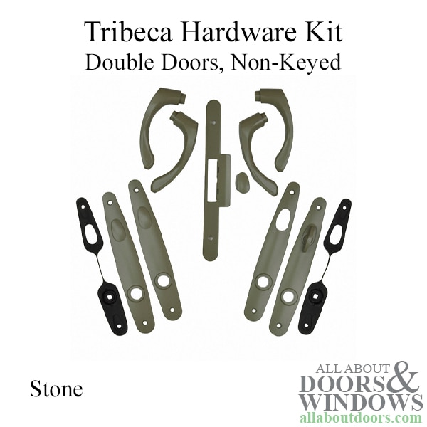 Tribeca double door hardware kit