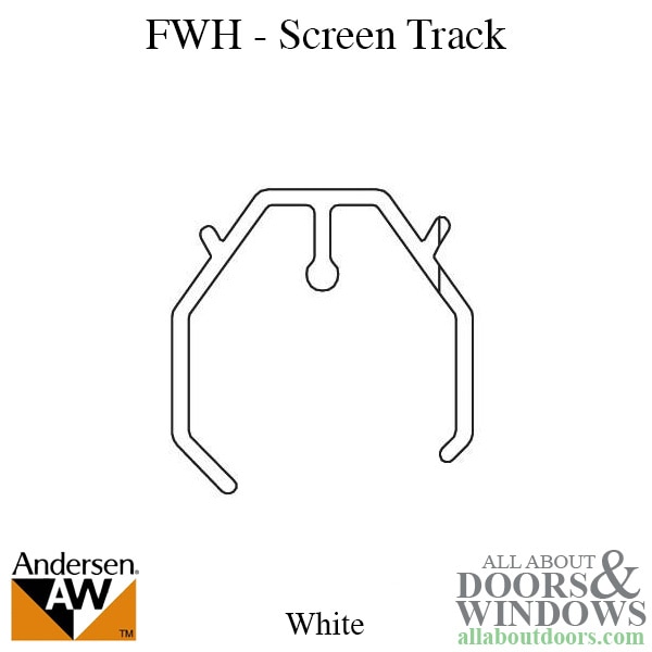 Andersen Frenchwood inswing hinged patio door screen track