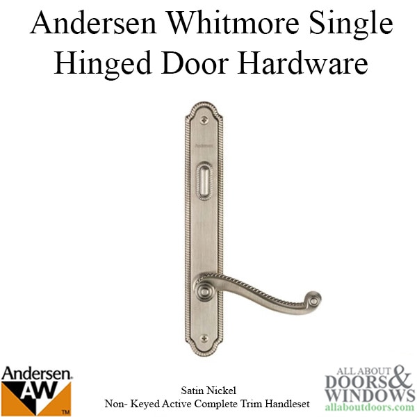 Whitmore Single Door Hardware