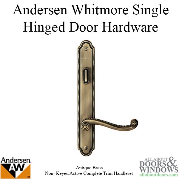 Whitmore Single Door Hardware