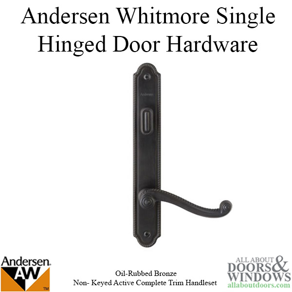Whitmore Single Door Hardware