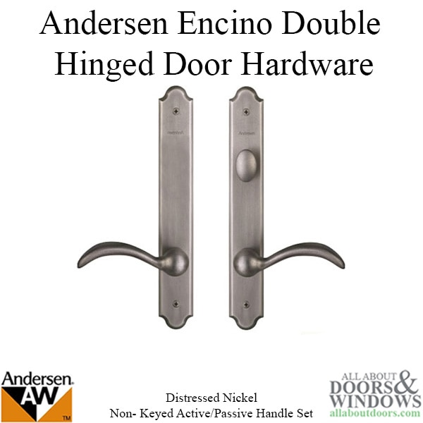 Andersen Encino Active Double Hinged Door Hardware