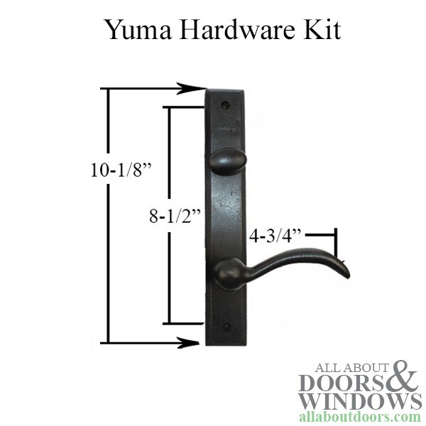 Yuma Hardware Kit Dimensions