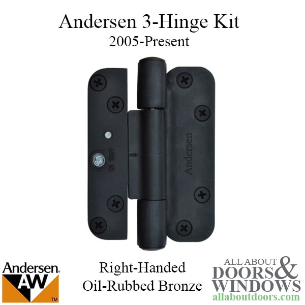 Andersen right hand three hinge kit 2005-Present for hinged door