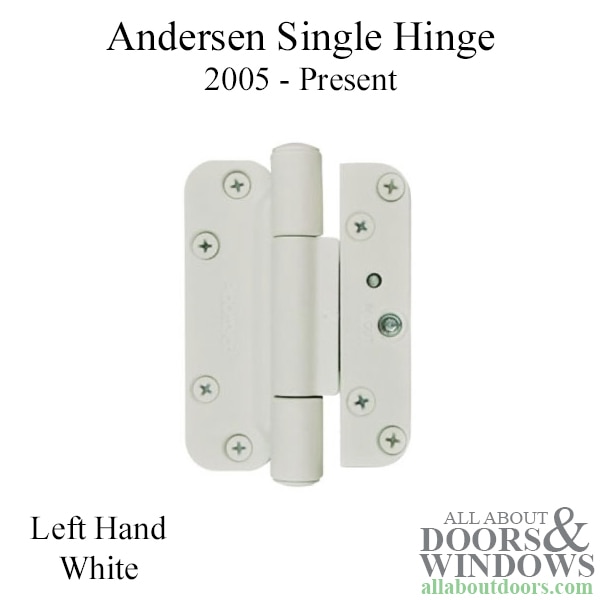 Andersen left hand hinge, white