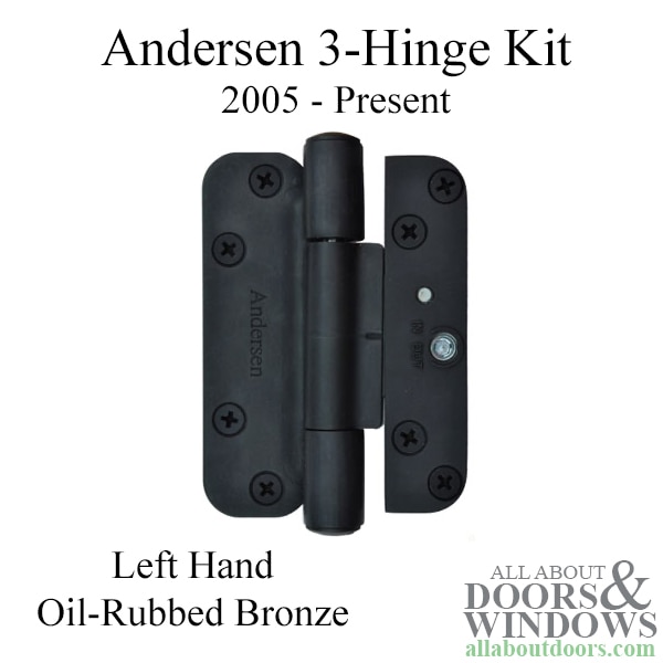 3 hinge kit, oil rubbed bronze