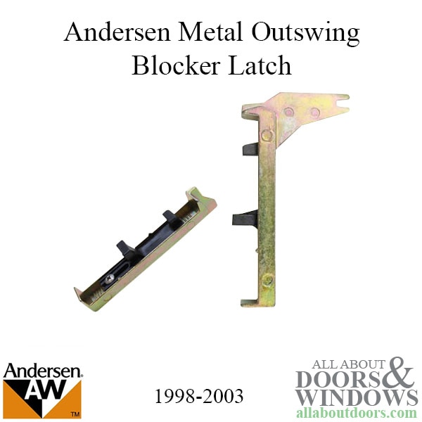 Andersen Frenchwood outswing blocker latch with plastic adjustment