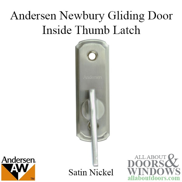 Andersen interior thumb latch