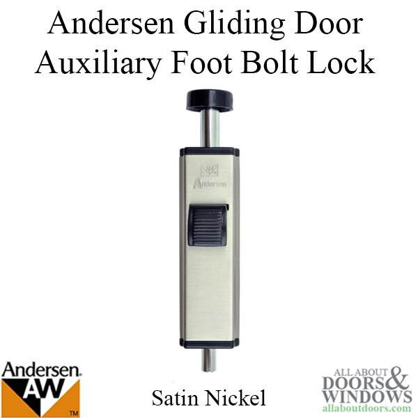 Andersen Gliding Door Foot Bolt