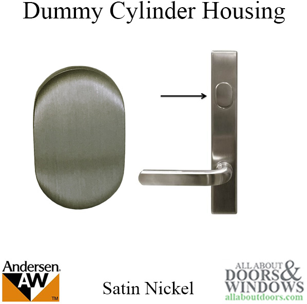 Andersen dummy cylinder housing plug for all trim set styles