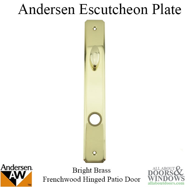 Andersen Patio Door Escutcheon