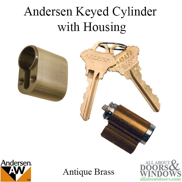 Keyed Cylinder with Housing