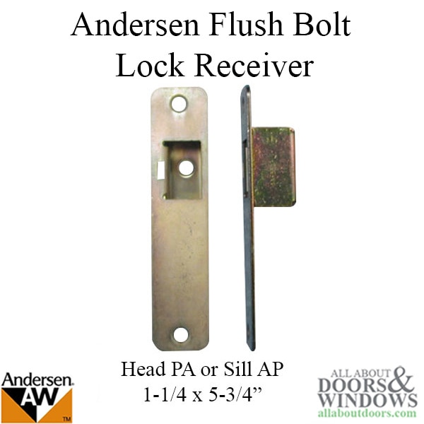 Andersen Flush Bolt Lock Receiver