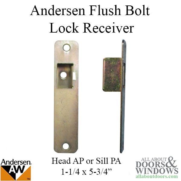 Andersen Flush Bolt Lock Receiver