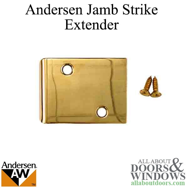 Andersen jamb strike plate extender 3 inch for a 7-1/8 inch wall