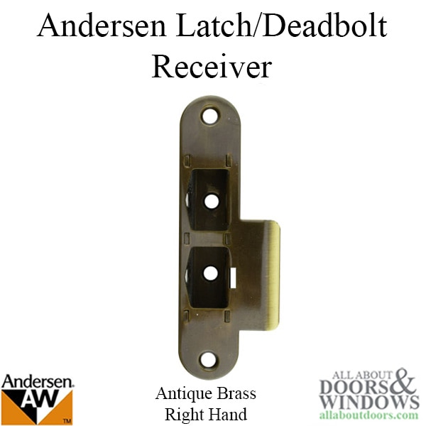 Andersen Latch/Deadbolt Receiver