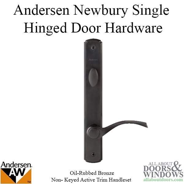 Andersen Newbury Active Single Hinged Door Hardware