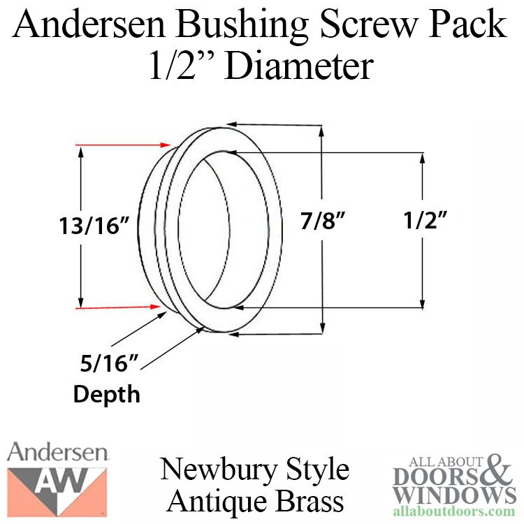Dimensional Diagram – 1/2 Inch Bushing