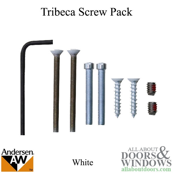 Andersen Tribeca and Metro hinged door handle screw pack