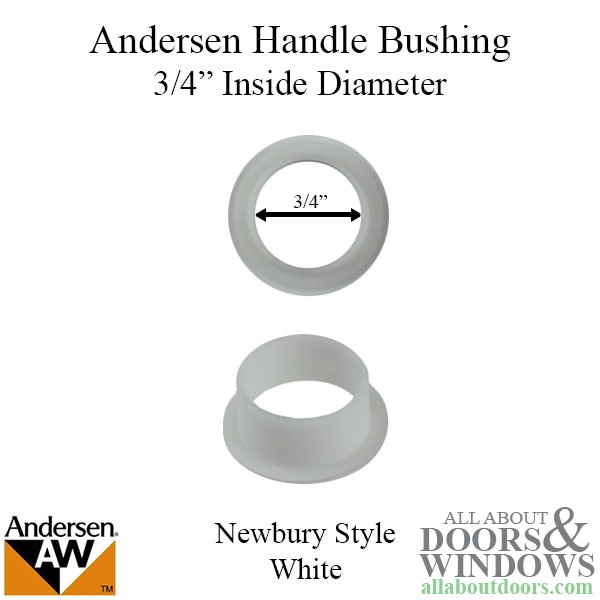 Andersen Frenchwood hinged patio door black handle bushing for estate series