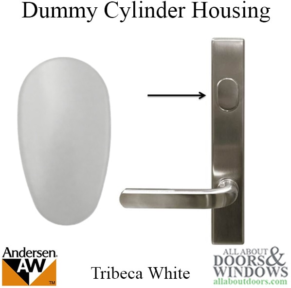 Andersen dummy cylinder housing plug for tribeca trim style