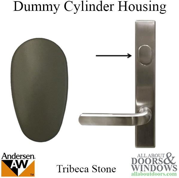 Andersen dummy cylinder housing plug for tribeca trim style
