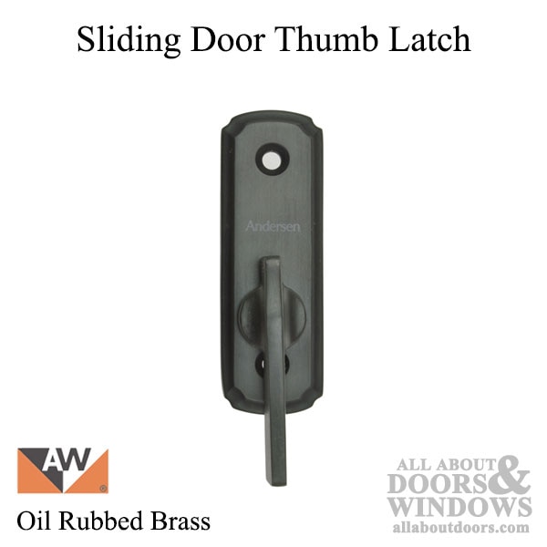 Andersen interior thumb latch