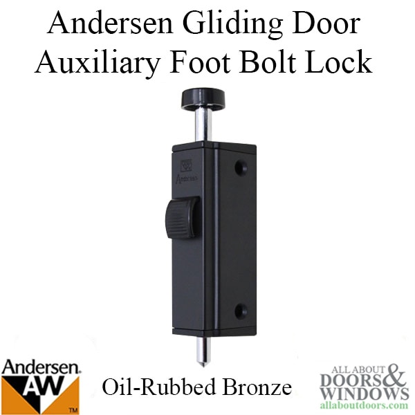 Andersen Gliding Door Foot Bolt