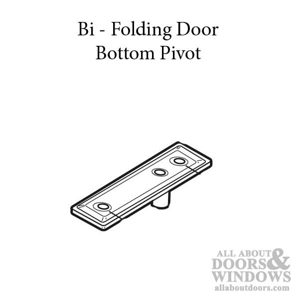 Bottom Pivot and Bracket for Folding Door System
