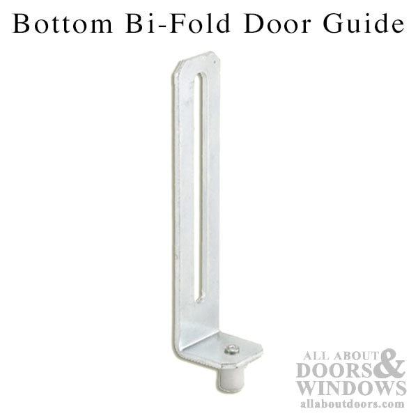 Prime-Line N 6616 Bi-Fold Door Bottom Guide, Nylon and Steel