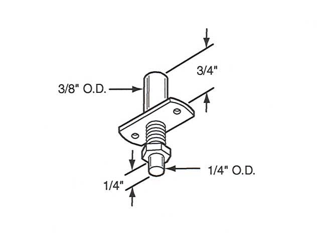 Technical Drawing – Bracket Dimensions 