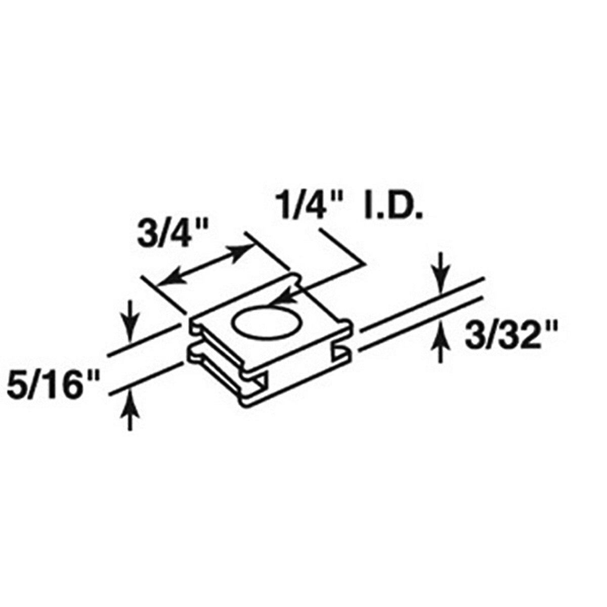 Pin Cap / Guide, H-Shape, Plastic - Choose Quantity