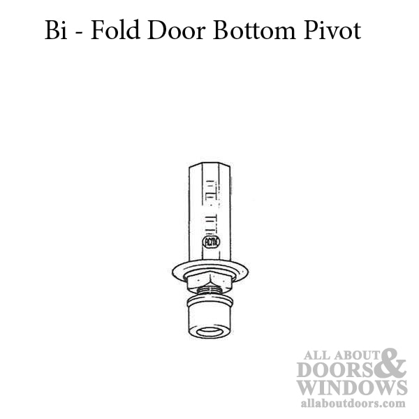 Acme 2664 Bi-Fold Door Bottom Pivot – Replacement Folding Door Hardware