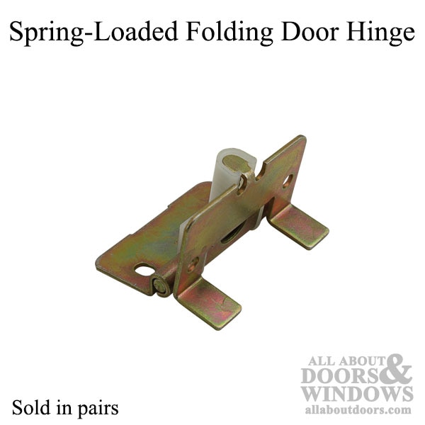 Bi-Fold Door Hinge with Spring Mechanism 