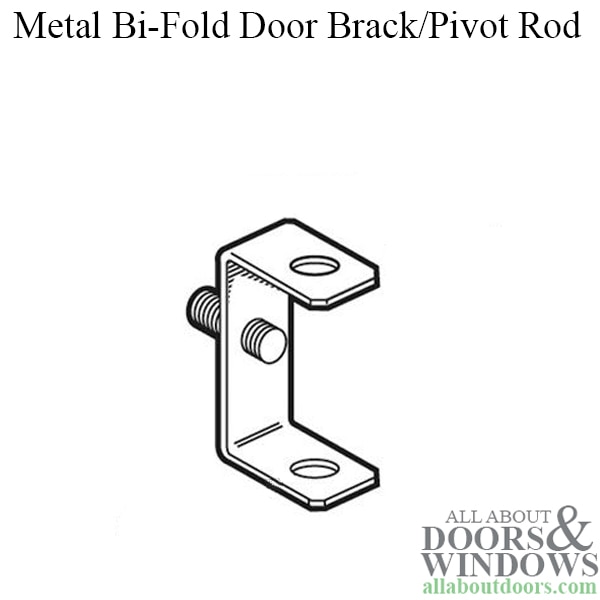 Bracket, Pivot Rod, Metal bi-fold