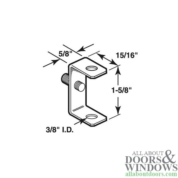 Bracket, Pivot Rod Dimensions