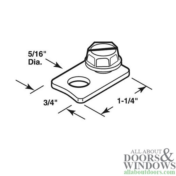 Bracket, Bi-Folding Door Dimensions