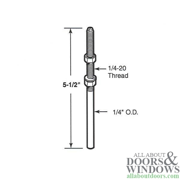 Pivot Rod Dimensions