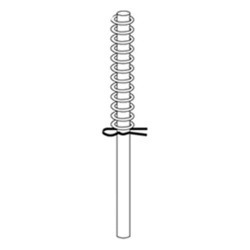 Spring Pivot For Two Rods Leigh Top Corner Pivot Rod, 1/4 Diameter, w/ Spring