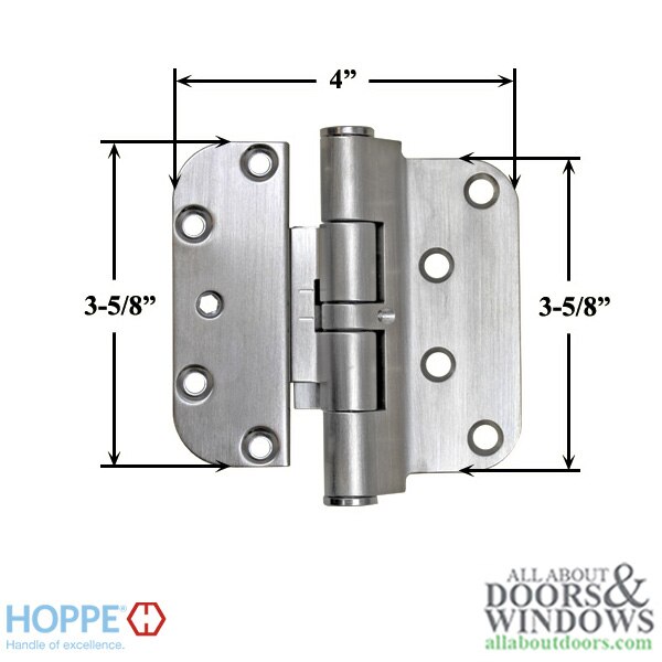 Hoppe Guide Hinge Dimensions