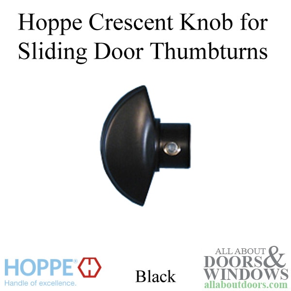 Hoppe crescent knob for sliding door HLS9000 thumbturn shaft