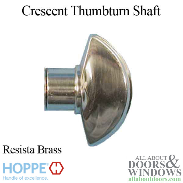 HOPPE crescent knob for sliding door HLS9000 thumbturn shaft