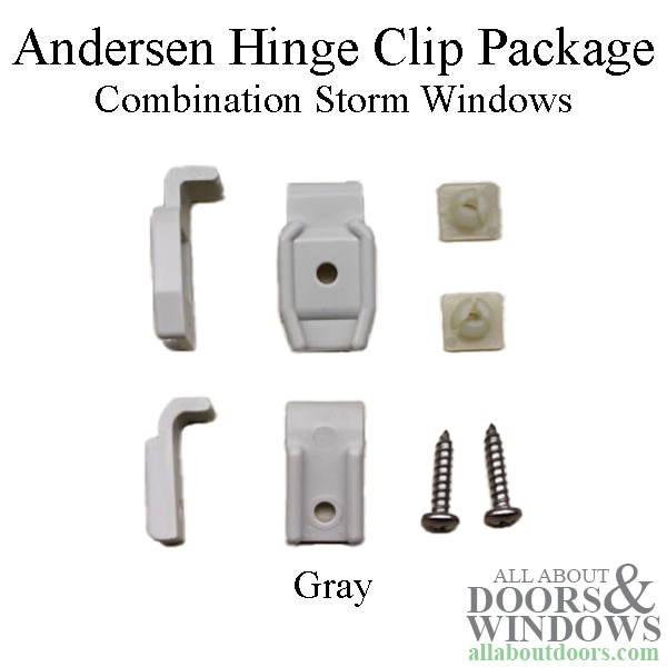 Andersen Hinge Clip Package, Gray