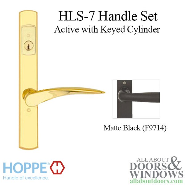 Hoppe HLS7 keyed active Rodos handleset M1603/2167N