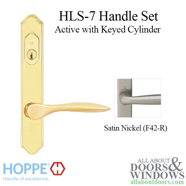Hoppe HLS7 active keyed New Orleans handleset M1610/2172N