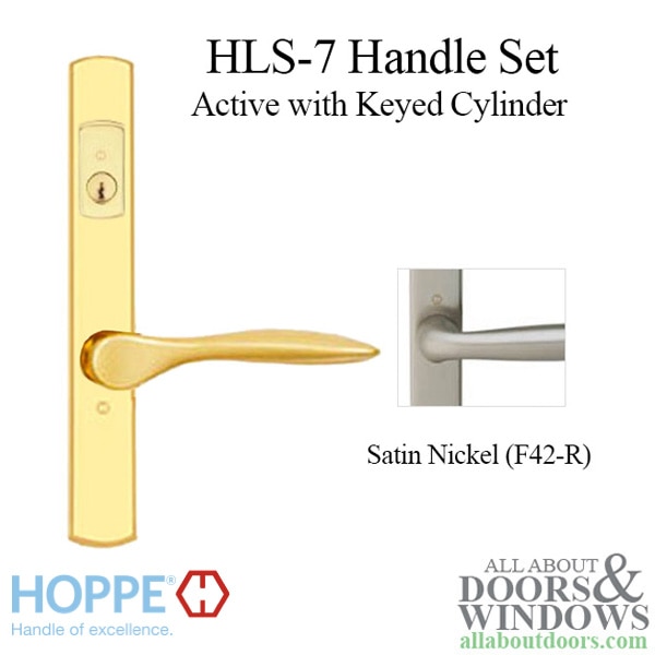 HOPPE HLS7 keyed New Orleans active handleset M1610/2167N