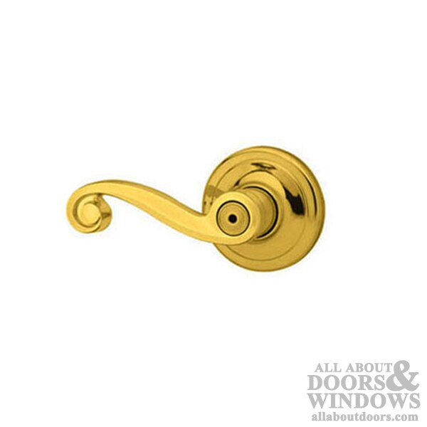 Kwikset Lido Door Handle Left Handed Privacy Leverset Inside Outside