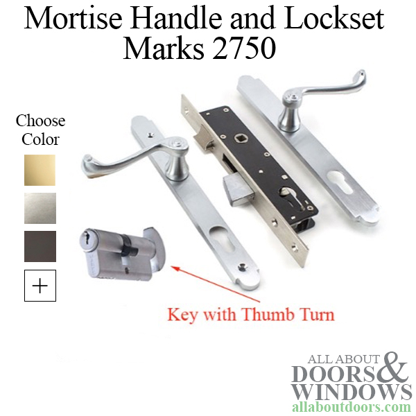 Sager Narrow Steel & Cast Iron Door Mortise Lock