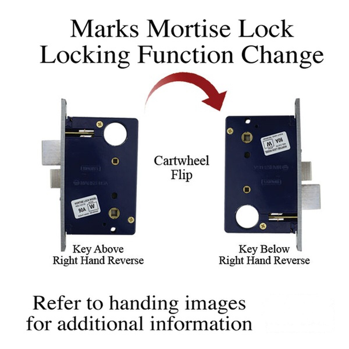 Marks Series 9215 Unilock Entrance Lockset